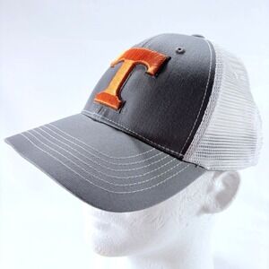 UT Vols University of Tennessee Volunteers Gray & White Snapback Trucker Hat